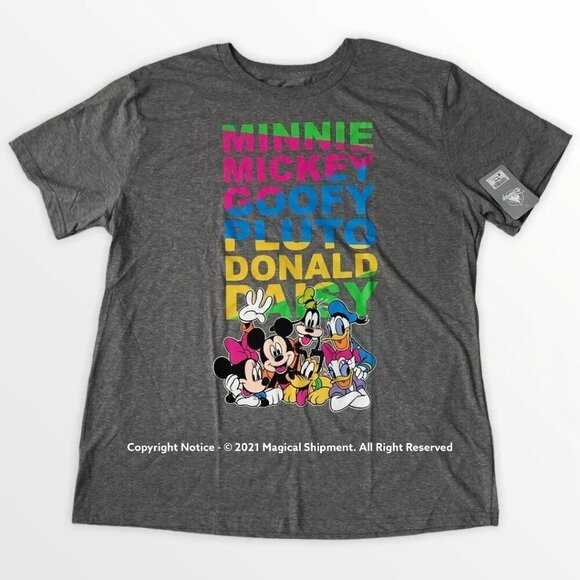 Disney Parks - Mickey Mouse & Friends T-Shirt for Adults - Picture 1 of 3